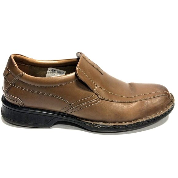 Clarks Men’s Escalade Step, Brown Slip-On Loafers, Size 10.5 M main image 4